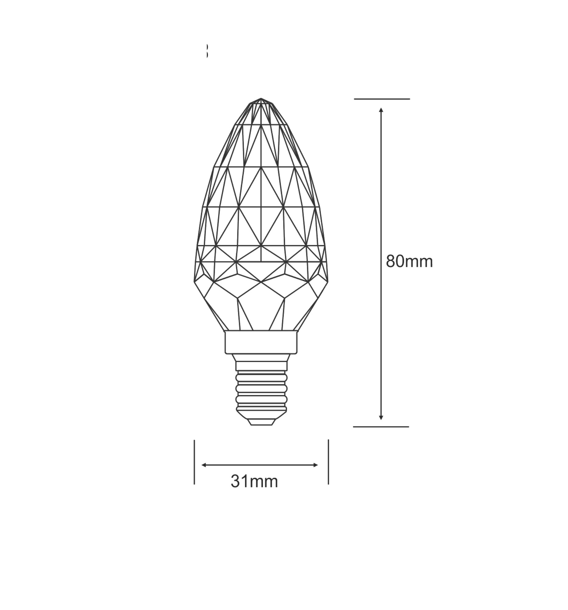 CrystaLED Crystal LED Luxram Candle